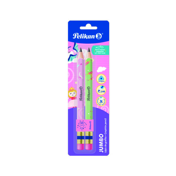 LAPIZ TRIANGULAR DISE?O 2HB JUMBO C/2PZ