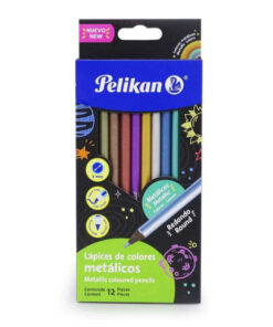 LAPIZ PELIKAN COLORESS METALICOS C/12PZ