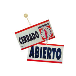 SEÑALIZACION ABIERTO-CERRADO