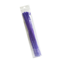 LIMPIAPIPAS TERCIOPELO C/10PZ MORADO 124