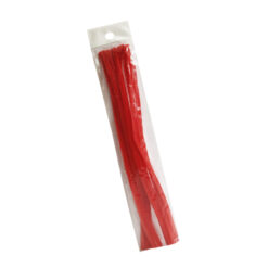 LIMPIAPIPAS TERCIOPELO C/10PZ ROJO LP10-