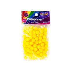 POM PON NO.8 C/100PZ AMARILLO MANGO