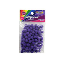 POM PON NO.8 C/100PZ MORADO