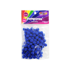 POM PON NO.8 C/100PZ AZUL REY