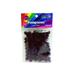 POM PON NO.8 C/100PZ CAFE OSCURO