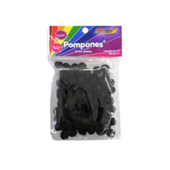 POM PON NO.8 C/100PZ NEGRO