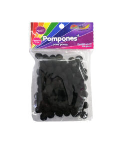 POM PON NO.8 C/100PZ NEGRO