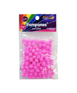POM PON NO.8 C/100PZ ROSA