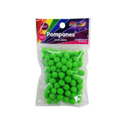 POM PON NO.8 C/100PZ VERDE LIMON