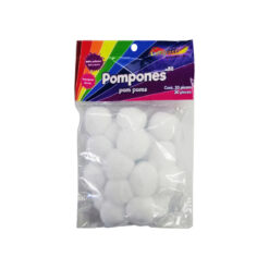 POM PON NO.38 C/20PZ BLANCO