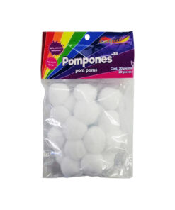 POM PON NO.38 C/20PZ BLANCO