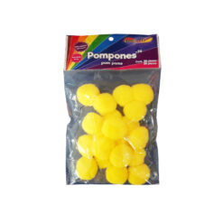 POM PON NO.38 C/20PZ AMARILLO