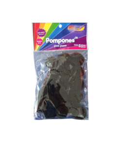 POM PON NO.38 C/20PZ NEGRO