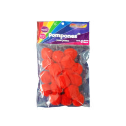 POM PON NO.38 C/20PZ ROJO