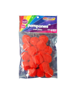 POM PON NO.38 C/20PZ ROJO