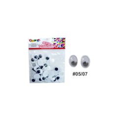OJOS MOVIBLES OVALADOS OMO-05X07 C/50PZ