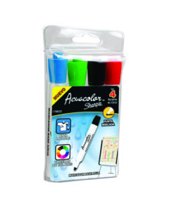 MARCADOR C/4 COLORES ACUACOLOR SHARPIE