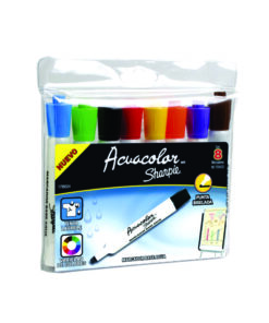 MARCADOR C/8 COLORES ACUACOLOR SHARPIE