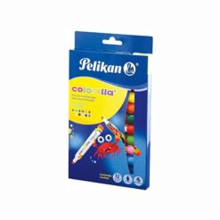 MARCADOR C/12PZ COLORESLLA PELIKAN BASE AGUA