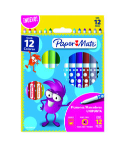 MARCADOR C/12PZ UNIPUNTA PAPERMATE