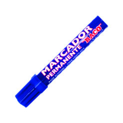 MARCADOR BACO AZUL BARRIL METALICO PERMANENTE