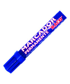 MARCADOR BACO AZUL BARRIL METALICO PERMANENTE