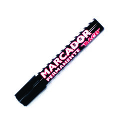 MARCADOR BACO NEGRO BARRIL METALICO PERMANENTE