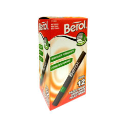 MARCADOR BEROL PERMANENTE VERDE C/12 PZA