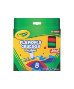 MARCADOR CRAYOLA 58-7808 GRUESOS C/8PZS.