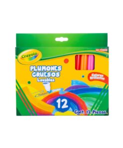 MARCADOR CRAYOLA 58-0808 GRUESO C/12 COL