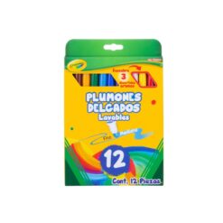MARCADOR CRAYOLA 58-0912 DELGADO C/12PZS