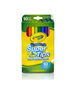 MARCADOR CRAYOLA SUPER TIPS C/10 PZ DEL