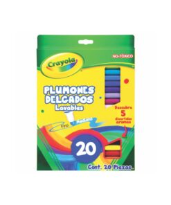MARCADOR CRAYOLA 58-8106 DELGADOS C/20PZ