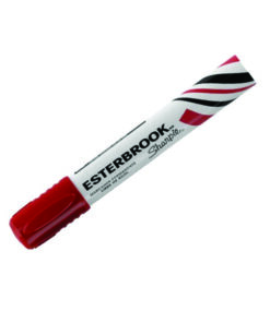MARCADOR ESTERBROOK ROJO PERMANENTE C/1