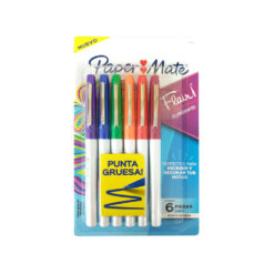 MARCADOR FLAIR BOLD C/6PZ