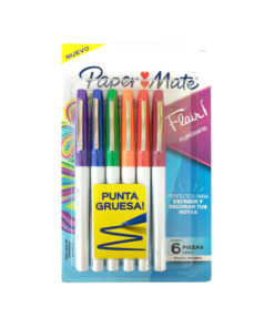 MARCADOR FLAIR BOLD C/6PZ 1.2MM PAPER MA