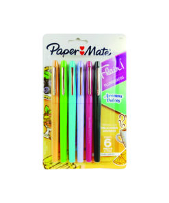 MARCADOR FLAIR C/6PZ 0.7MM AROMAS DULCES