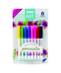 MARCADOR C/8PZ PERMANENTE FINO 554161 NO