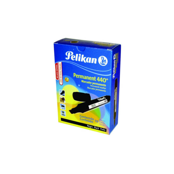 MARCADOR PELIKAN 440 NEGRO C/10PZ PERMANENTE