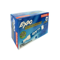 MARCADOR AZUL EXPO PLASTICO C/12 P/PIZARRON