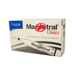 MARCADOR NEGRO AZOR MAGISTRAL CLASICO PL