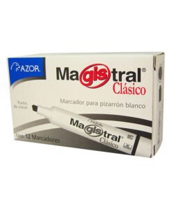 MARCADOR NEGRO AZOR MAGISTRAL CLASICO PL