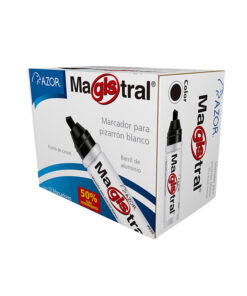 MARCADOR AZOR NEGRO MAGISTRAL METALIC PI