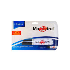 MARCADOR NEGRO MAGISTRAL METALICO