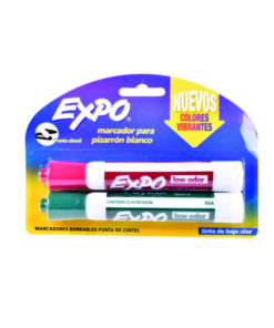 MARCADOR P/PIZARRON EXPO C/2 COLORES
