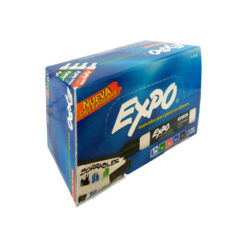 MARCADOR EXPO C/12PZ BASIC AZULNGOVDE