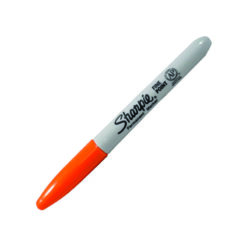 MARCADOR SHARPIE FINO NARANJA PERMANENTE