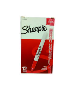 MARCADOR SHARPIE FINO ROJO C/12 PZAS