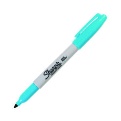 MARCADOR SHARPIE FINO TURQUESA PERMANENT