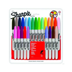 MARCADOR SHARPIE FINO C/24 COLORS SURT